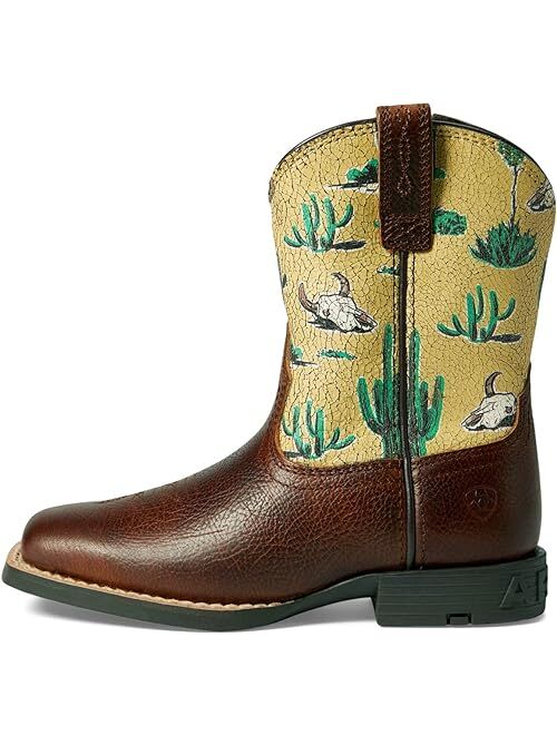 Ariat Kids Round Up Wide Square Toe Easy Fit Western Boot (Toddler)