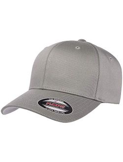 Men's Athletic Baseball Fitted Cap, Gray, Large-X-Large