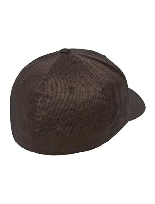 Flexfit Men's Athletic Baseball Fitted Cap, Brown, Large/X-Large