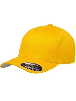 Men's Athletic Baseball Fitted Cap, Gold, Large/X-Large