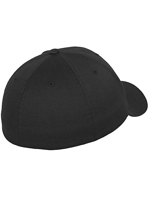 Flexfit Unisex Wooly Combed Cap (S/M) (Black)