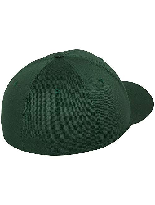 Flexfit Unisex Wooly Combed Cap (S/M) (Spruce Green)