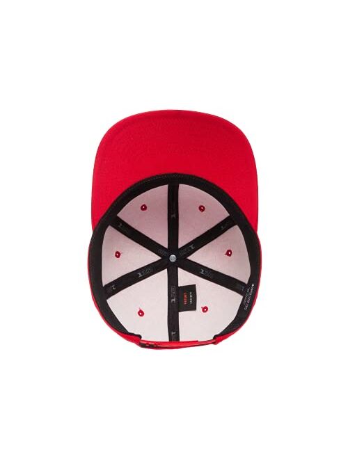 Flexfit Unisex-Adult's 110 Classic Snapback, red, One Size