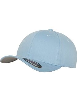 Mens Wooly 6-Panel Cap(6277)-Carolina Blue-L/XL