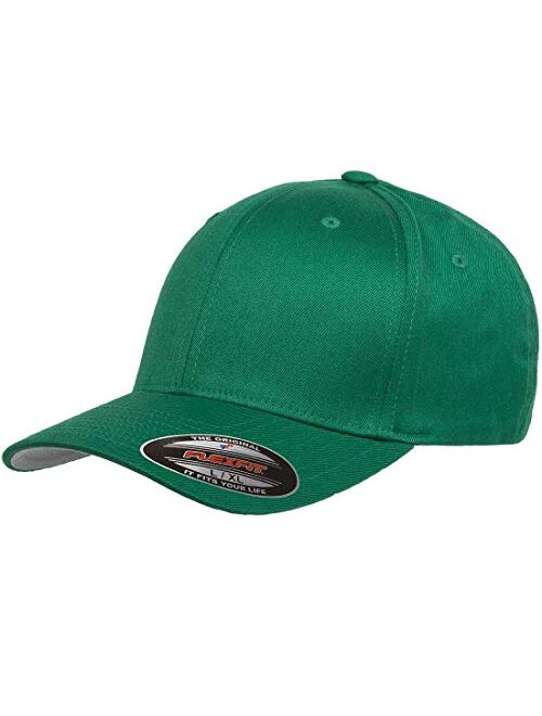 Flexfit Men's Athletic Baseball Fitted Cap, Pepper Green, Large/X-Large