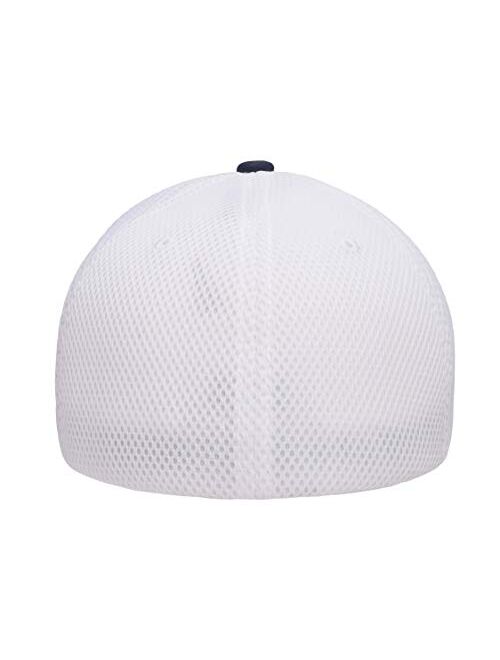 Flexfit unisex adult 6533 Hat, Navy/White, Large-X-Large US