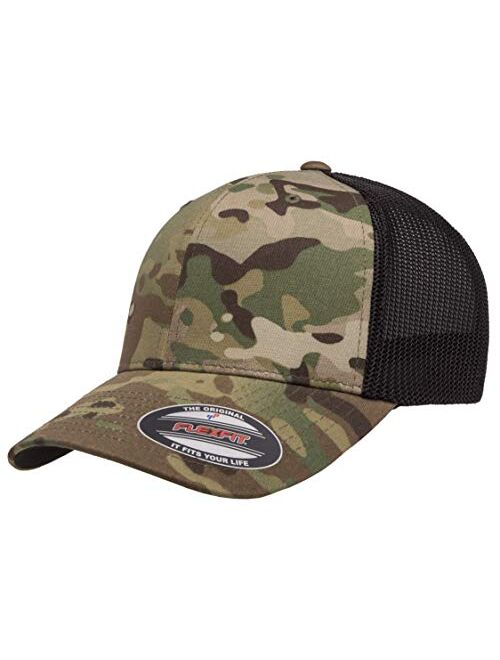 Flexfit mens Multicam Trucker Cap Hat, Multicam, One Size US