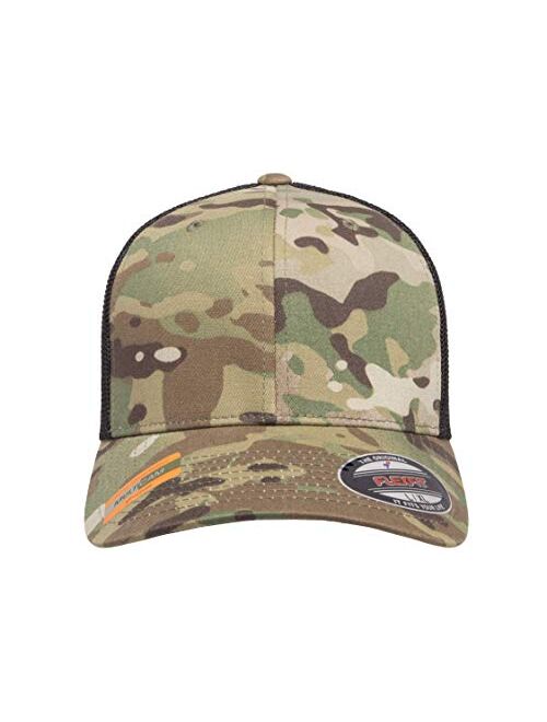 Flexfit mens Multicam Trucker Cap Hat, Multicam, One Size US