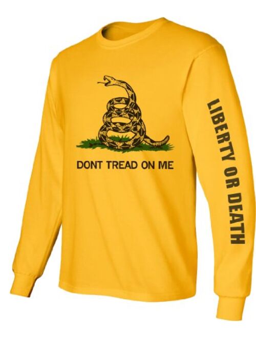 Gadsden And Culpeper Longsleeve Shirt Dont Tread On Me - Yellow