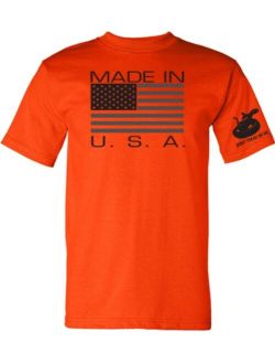 Made in USA T-Shirt - Safety Orange