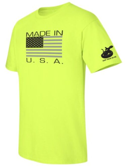 Gadsden And Culpeper Made in USA Safety Green ANSI Hi-Viz Shirt