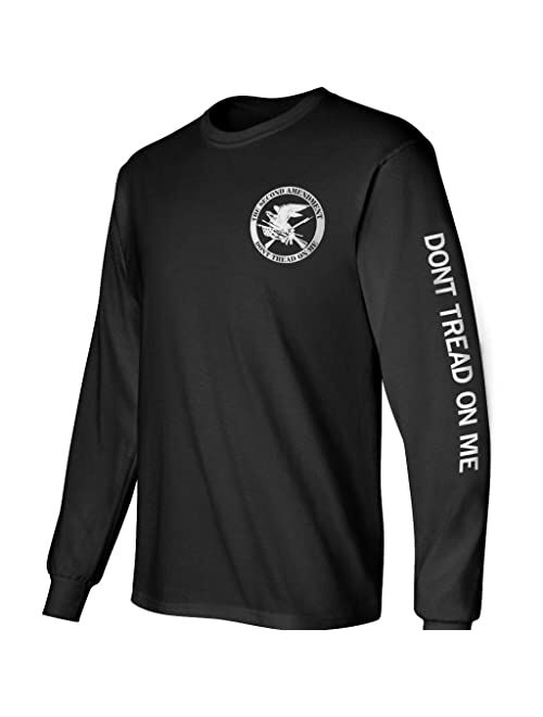 Gadsden And Culpeper Longsleeve - 2A - Eagle Shirt - Black