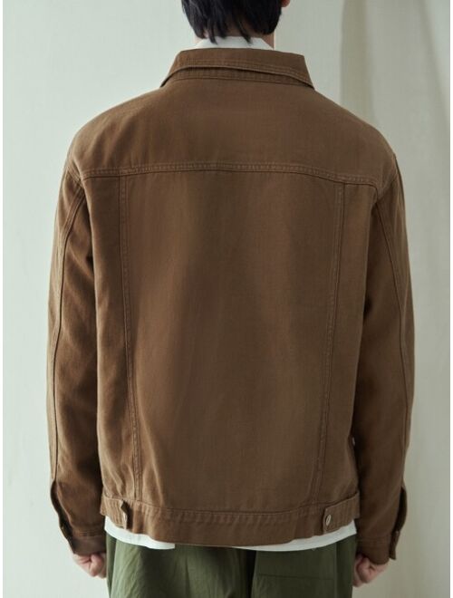 DAZY Men Cotton Flap Detail Jacket