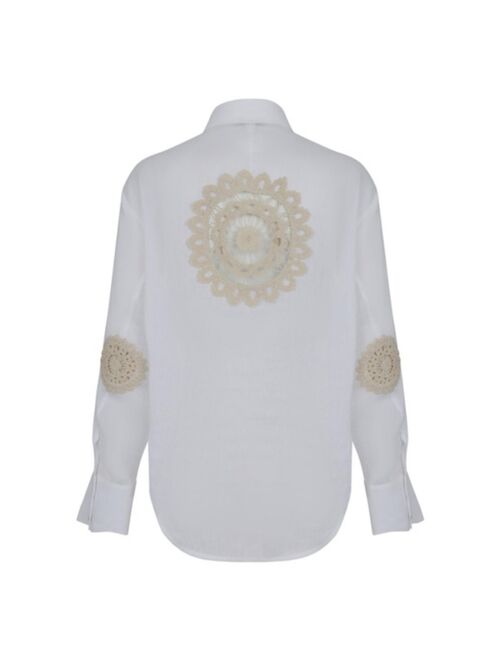 NOCTURNE Women's Embroidered Shirt