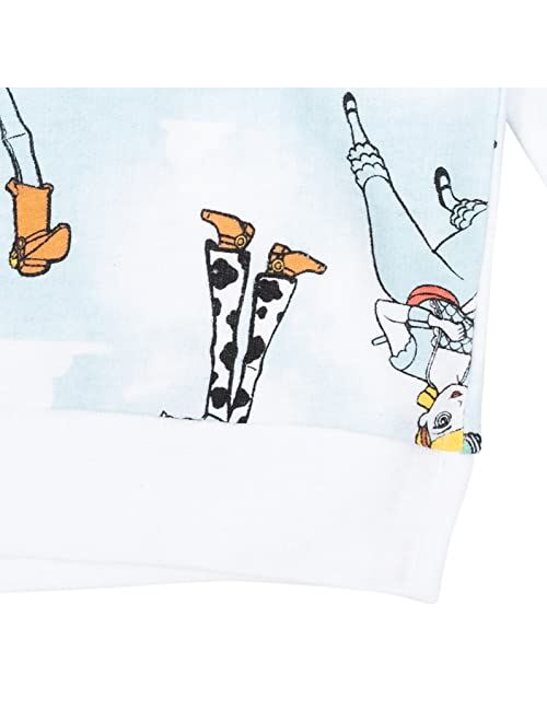 Disney Lion King Toy Story Frozen Mickey Mouse Moana Ariel Girls French Terry Fashion Pullover Sweatshirt Infant to Big Kid