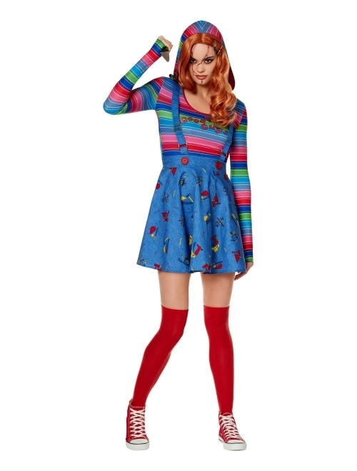Spirit Halloween Child's Play Good Guys Chucky Dress Costume | Officially licensed | Horror Costume