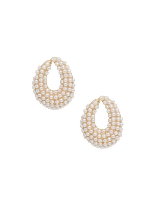 ETTIKA Cluster Stud Imitation Pearl Earrings