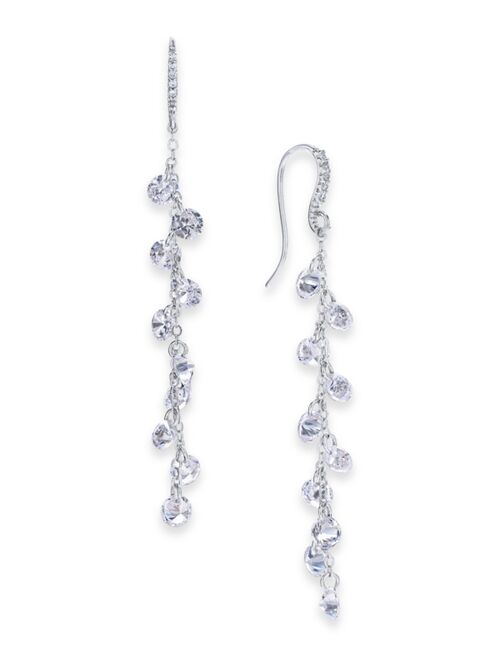 INC International Concepts I.N.C. INTERNATIONAL CONCEPTS Cubic Zirconia Shaky Linear Drop Earrings, Created for Macy's