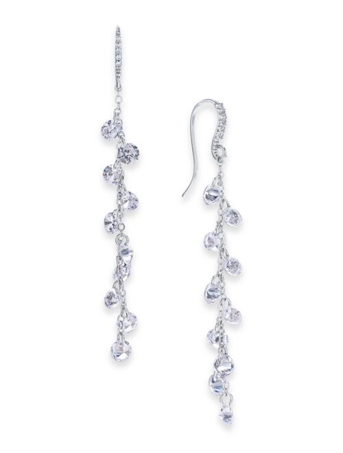 INC International Concepts I.N.C. INTERNATIONAL CONCEPTS Cubic Zirconia Shaky Linear Drop Earrings, Created for Macy's