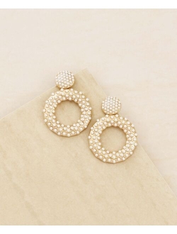 You're The Moment Imitation Pearl Earrings in 18K Gold Plating