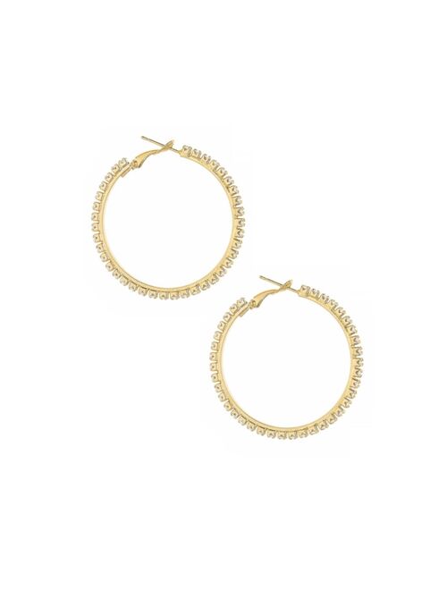 ETTIKA Spotlight 18K Gold Plated Hoop Earrings