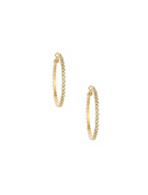 ETTIKA Spotlight 18K Gold Plated Hoop Earrings