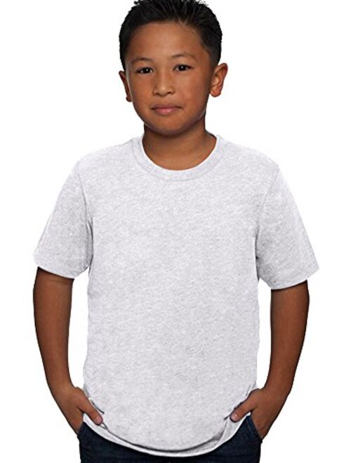 Next Level Apparel Next Level Big Boys' Tri-Blend Baby-Rib Soft Jersey T-Shirt