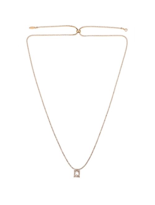 ETTIKA Minimal Glass 18K Gold Plated Adjustable Necklace
