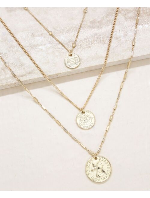 ETTIKA Lucky Coin Necklace Set