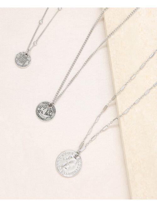 ETTIKA Lucky Coin Women's Necklace Set