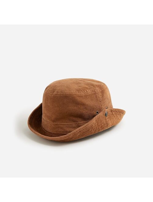 J.Crew Garment-dyed corduroy bucket hat with snaps