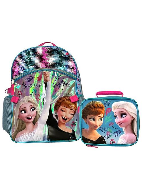 licensed character Disney's Frozen Kids 5-Piece Backpack Set