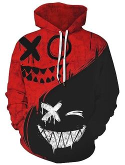 Keasmto 3D Ramen Chicken Noodle Soup Hoodie Beef Sweatshirt For Men Women Cotton Cute