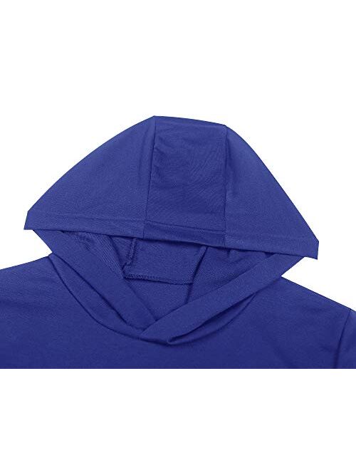 Poriff Mens Workout Tank Tops with Hood Sleeveless Gym t-Shirt Muscles Tees Athletic Pockets