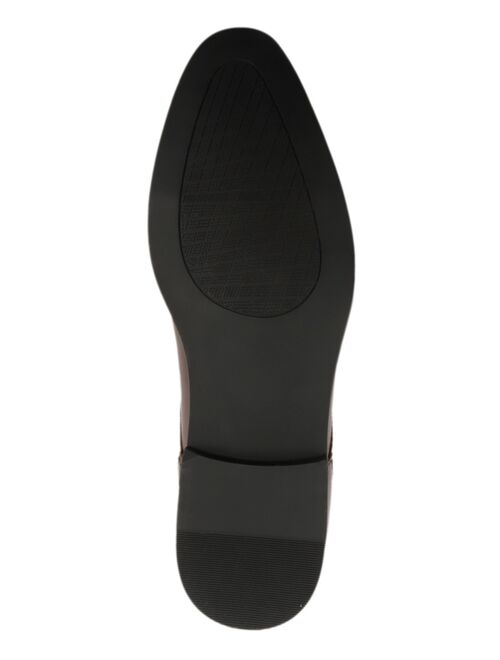 Alfani Men's Faux-Leather Lace-Up Cap-Toe Dress Shoes, Created for Macy's