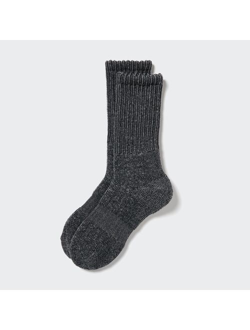 UNIQLO HEATTECH Soft Pile Ribbed Socks