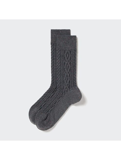 UNIQLO Color Nep Cable Socks