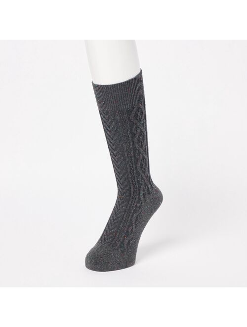 UNIQLO Color Nep Cable Socks
