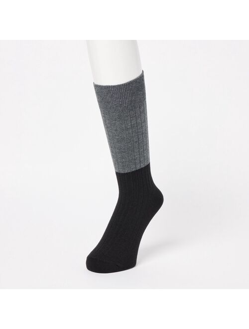 UNIQLO HEATTECH Color Block Socks