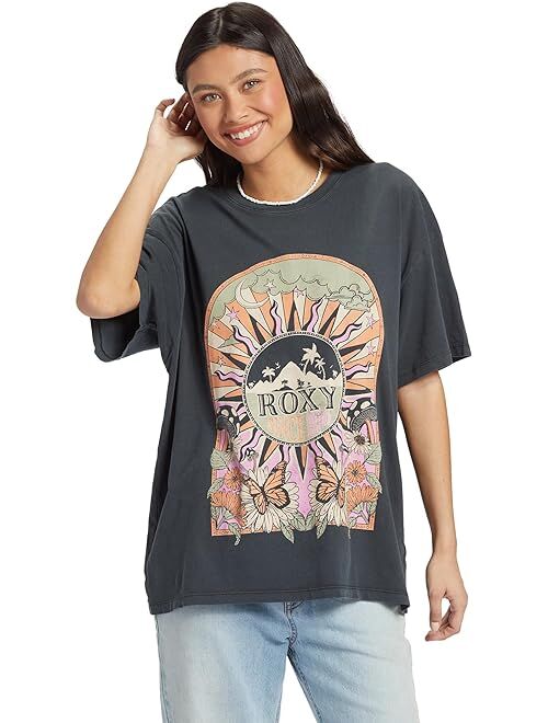 Roxy Cosmic Window Oversized Boyfriend T-Shirt