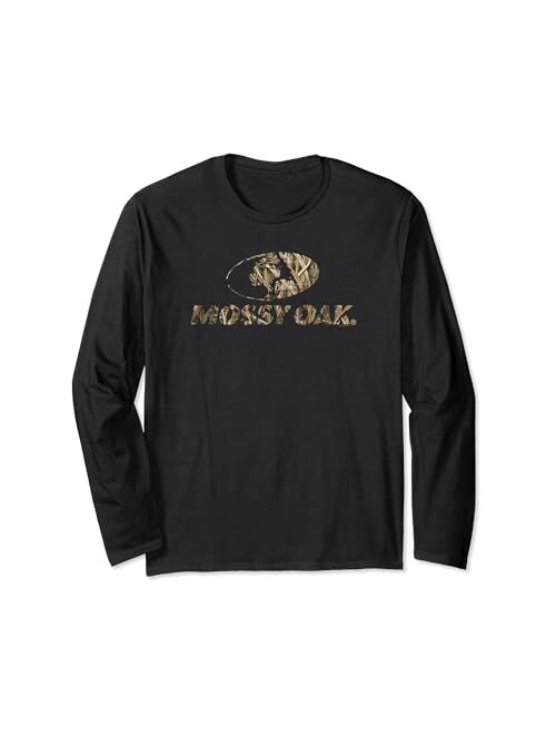 Mossy Oak Nature Camouflage Classic Outdoors Logo V2 Long Sleeve T-Shirt