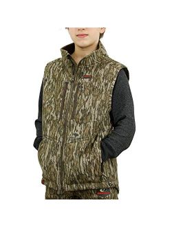 Sherpa Youth Camo Vest, Youth Hunting Clothes, Kids Camo Jacket