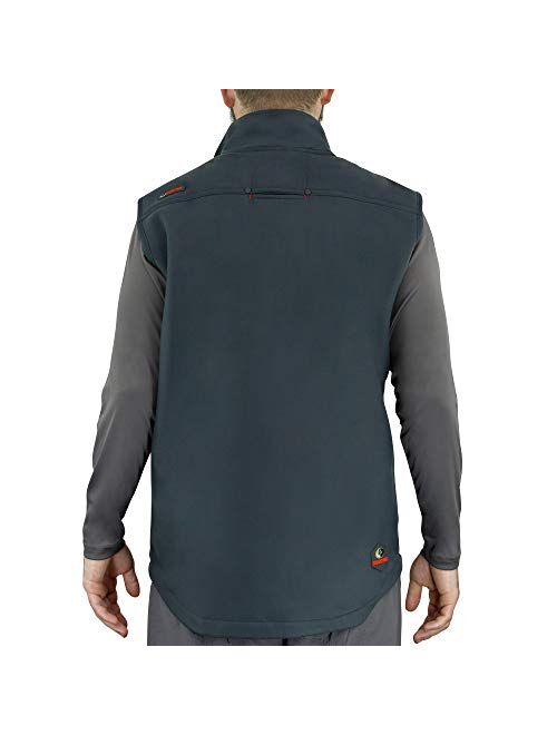 Mossy Oak Winter Vest for Men, Mens Fleece Vest, Sherpa Camp Vest