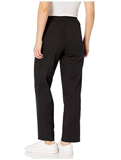 Ruby Rd. Women's Petite Classic Flat Front Denim Jean