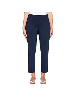 Rayon Solid E-Waist Tapered Pant