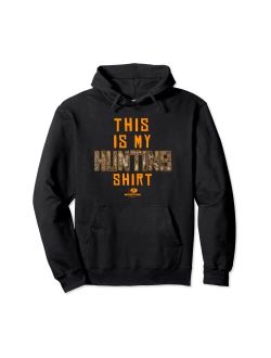 This Is My Hunting Shirt Camouflage Fill Logo Pullover Hoodie