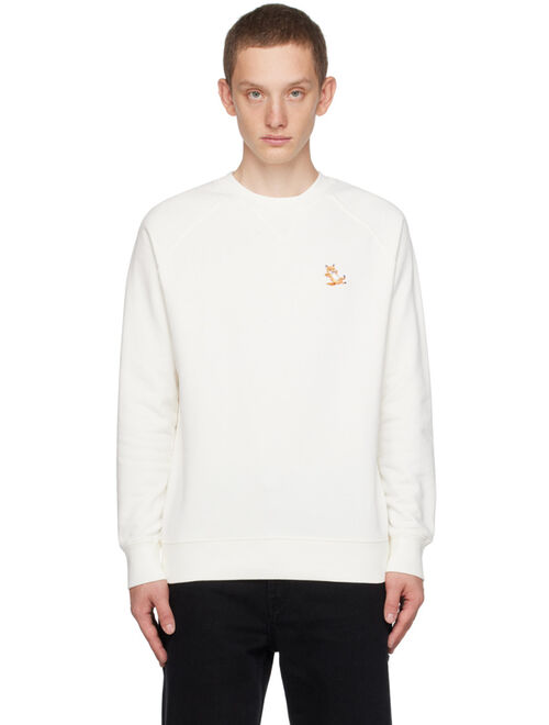 MAISON KITSUNE Off-White Chillax Fox Sweatshirt