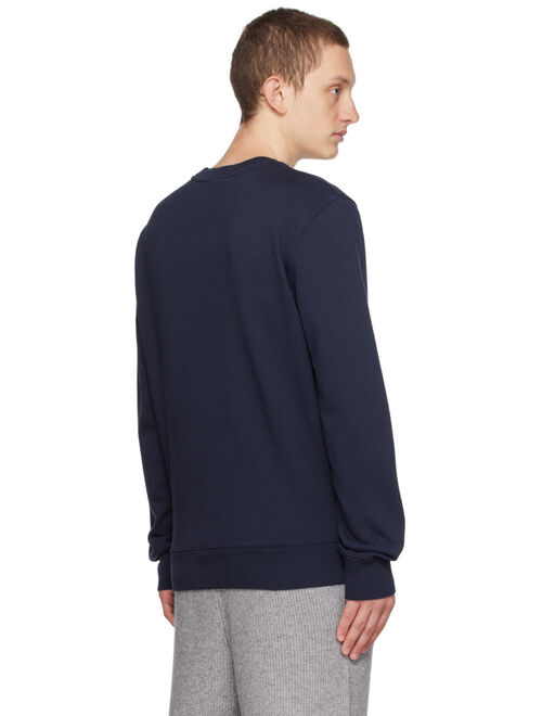 MAISON KITSUNE Navy Champion Fox Sweatshirt