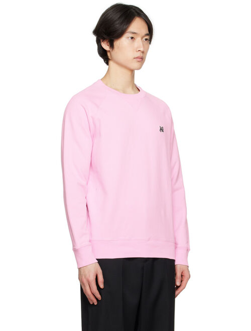MAISON KITSUNE Pink Fox Head Sweatshirt