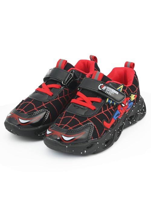 Yaowuquan Sneakers for Kids Superhero-Inspired Designs and Comfortable Fit and Durable Material for Active Play